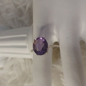 Colleen Lopez Amethyst Ring NEW Size 9